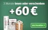 Jetzt abnonnieren und 60 € Weihnachtsprämie sichern