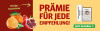 Anzeige für ein Zeitungsabonnement. Text: "Pramie für jede Empfehlung!" und Button „Jetzt bestellen“.