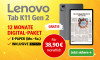 Lenovo Tab K11 Gen 2 gratis zum 12-Monats Digital-Paket mit E-Paper und exklusiven digitalen Inhalten für 38,90€ monatlich. Jetzt sichern.